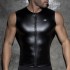 ZIP NON SLEEVES FETISH SHIRT