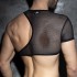 IRREGULAR MESH CROP TOP