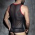 CROSSED MESH TANK TOP