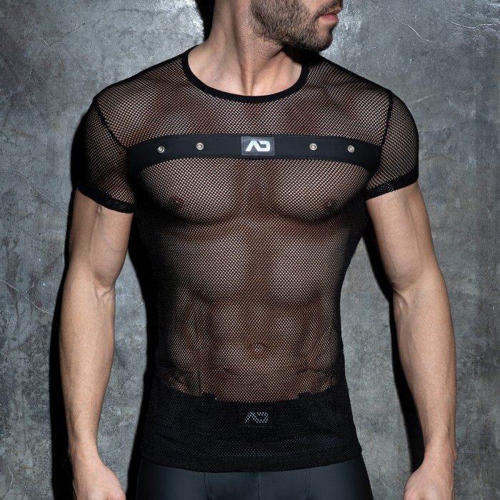 MESH MIXED T-SHIRT