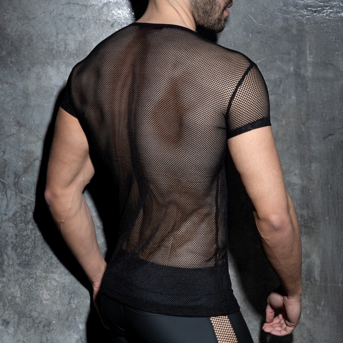 MESH MIXED T-SHIRT
