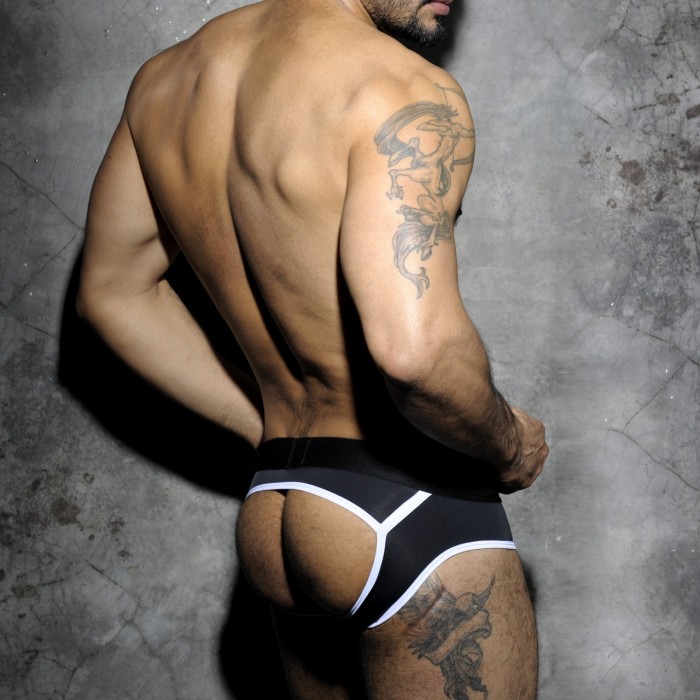 ADF11 STRIPE FETISH BRIEF