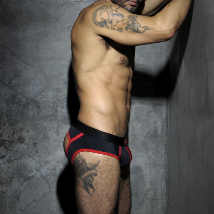 ADF11 STRIPE FETISH BRIEF